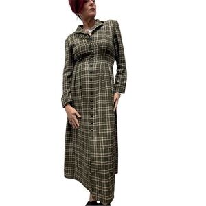 Vintage Peasant Cottage Grunge Academia Farm Renaissance Country Dress